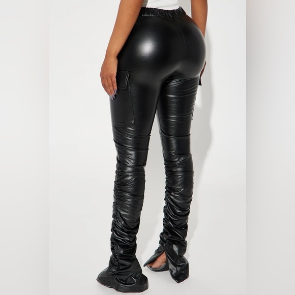 Lose Control Cargo Stacked Legging - Black - Picture 6 of 6
